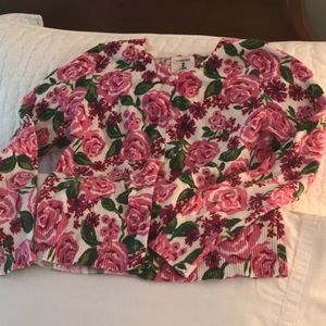 Land’s End Girls Cardigan 6x/7